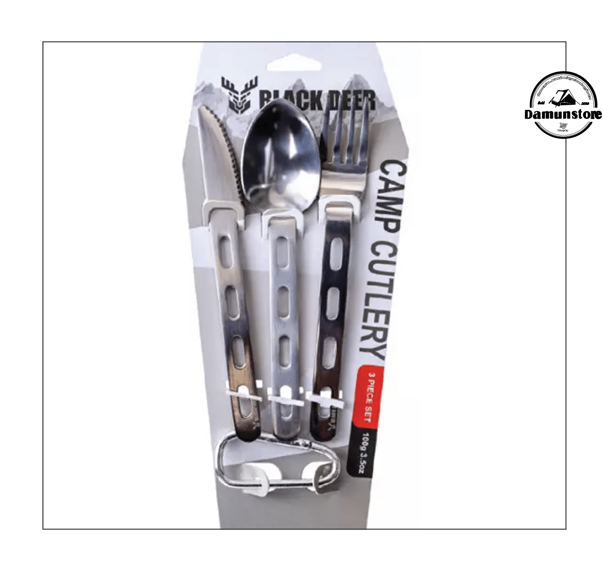 ست قاشق و چنگال و کارد بلک دیر مدل استیل