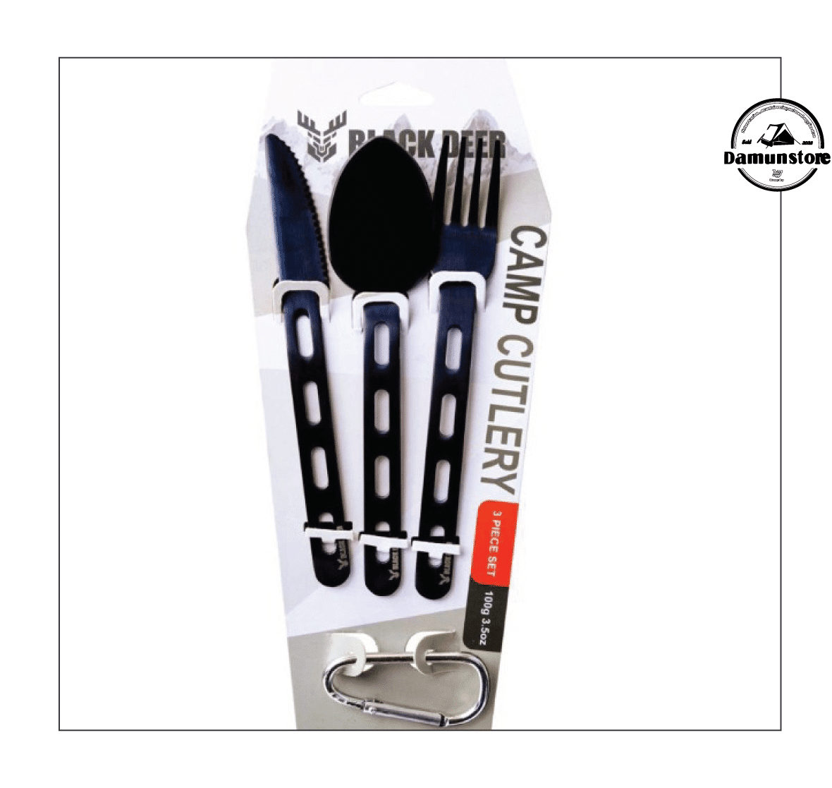 ست قاشق و چنگال و کارد بلک دیر مدل  تیتانیومی