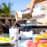 ست فلاسک و لیوان دوجداره 1200 میلی‌لیتری