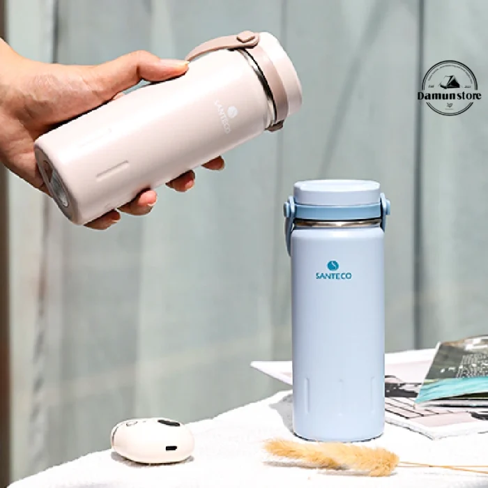 فلاسک دوجداره ۳۸۰ میلی‌لیتری سانتکو مدل KOYA SS