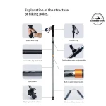 باتوم کوهنوردی تاشو نیچرهایک CNK2450DS013