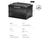 جعبه تجهیزات تاشو 50 لیتری Blackdog مدل CBD2450XB014 - Image 4