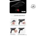 چراغ عقب دوچرخه بلک داگ مدل CBD2450ZM018