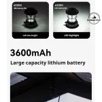 چراغ فانوسی بلک داگ CBD2450ZM021