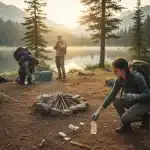 طبیعت‌ گردی بدون زباله