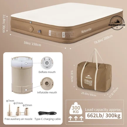 تشک بادی ۲ نفره نیچرهایک مدل CNH22DZ026