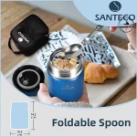 ظرف غذا دو جداره ۵۰۰ میلی_لیتر سانتکو مدل Koge (4)