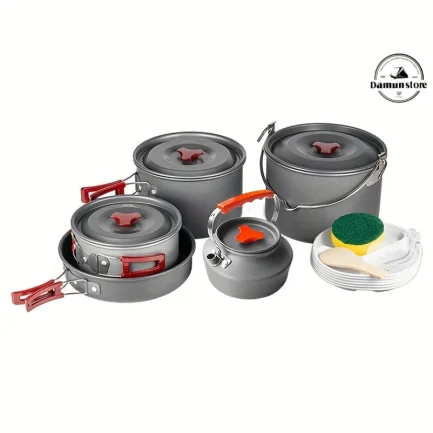 ست قابلمه کمپینگ 6 تا 8 نفره BRS مدل BRS-157