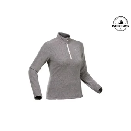 پلار نیم زیپ زنانه کچوا مدل Quechua NH100