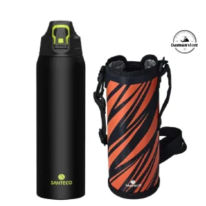 فلاسک دوجداره یک لیتری سانتکو مدل SANTECO NEVIS SPORT 1L